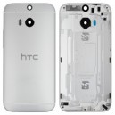 COVER BATTERIA HTC ONE M8 ORIGINALE COLORE SILVER