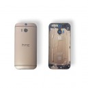 COVER BATTERIA HTC ONE M8 COLORE ORO