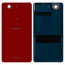 COVER BATTERIA SONY XPERIA Z3 COMPACT ORIGINALE COLORE ROSSO