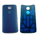 COVER BATTERIA MOTOROLA X 2nd GENERAZIONE XT1092 ORIGINALE BLU SCURO