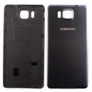 COVER BATTERIA PER SAMSUNG SM-G850 GALAXY ALPHA ORIGINALE COLORE NERO