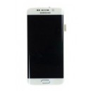 DISPLAY SAMSUNG PER SM-G925 GALAXY S6 EDGE CON TOUCH SCREEN COLORE BIANCO ORIGINALE