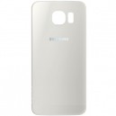 COVER BATTERIA SAMSUNG PER SM-G925 GALAXY S6 EDGE ORIGINALE COLORE BIANCO