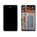 DISPLAY SONY XPERIA C4 E5333, E5363 CON TOUCH SCREEN + FRAME ORIGINALE COLORE NERO