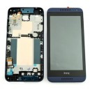 DISPLAY HTC PER DESIRE 610 COMPLETO CON FRAME ORIGINALE COLORE BLU