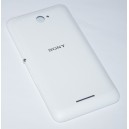 BATTERY COVER SONY FOR XPERIA E4 ORIGINAL WHITE COLOR 