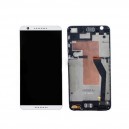 DISPLAY HTC PER DESIRE 820 COMPLETO CON FRAME CON PARTI ORIGINALI ASSEMBLATE COLORE BIANCO