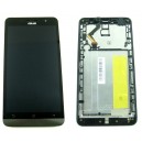 DISPLAY ASUS PER A600 CG ZENFONE 6 COMPLETO CON FRAME ORIGINALE COLORE NERO