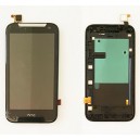 DISPLAY HTC PER DESIRE 310 COMPLETO DI TOUCH SCREEN E FRAME 129/MM ORIGINALE COLORE NERO