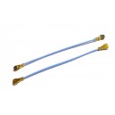 FLAT CABLE ANTENNA COASSIALE GSM SAMSUNG PER SM-G925 GALAXY S6 EDGE ORIGINALE COLORE BLU 37mm.