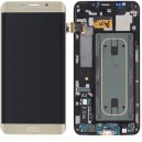 DISPLAY SAMSUNG PER SM-G928F GALAXY S6 RDGE PLUS CON TOUCH SCREEN ORIGINALE COLORE ORO