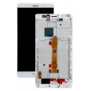 LCD HUAWEI ASCEND MATE S COMPLETE WITH FRAME ORIGINAL WHITE COLOR 