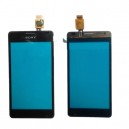 TOUCH SCREEN SONY XPERIA E1 ORIGINALE CON FRAME COLORE NERO