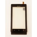 TOUCH SCREEN SONY XPERIA SOLE MT27 ORIGINALE CON FRAME COLORE NERO