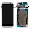 LCD HTC M8 ORIGINAL WITH TOUCH SCREEN AND FRAME WHITE COLOR