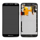 LCD MOTOROLA X3 STYLE XT1570 XT1572 ORIGINAL COMPLETE WITH FRAME BLACK