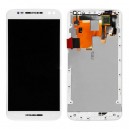 LCD MOTOROLA X3 STYLE ORIGINAL COMPLETE WITH FRAME WHITE