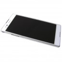 DISPLAY SONY XPERIA T2 PARTI ORIGINALI ASSEMBLATE COMPLETO DI TOUCH SCREEN E FRAME COLORE BIANCO