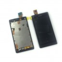 DISPLAY SONY XPERIA L ORIGINALE COMPLETO CON FRAME COLORE NERO