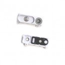 VETRINO FOTOCAMERA LG G3 D855 + TASTO VOLUME ORIGINALE COLORE BIANCO