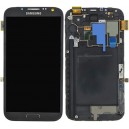 DISPLAY SAMSUNG GT-N7105 GALAXY NOTE II LTE 4G CON TOUCH SCREEN ORIGINALE COLORE GRIGIO