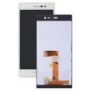 LCD for Huawei Ascend P7 Cell Phone, (white, with touchscreen)