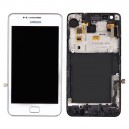 DISPLAY SAMSUNG GT-I9100 GALAXY S2 CON TOUCH SCREEN ORIGINALE COLORE BIANCO