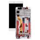 LCD HUAWEI FOR ASCEND P9 COMPLETE WITH TOUCH DISPLAY AND FRAME WHITE COLOR