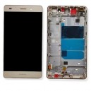 DISPLAY HUAWEI P8 LITE FULL TOUCH SCREEN + FRAMEORIGINAL COLOR GOLD