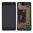 LCD FOR HUAWEI HONOR 4C COMPLETE WITH TOUCH SCREEN AND FRAME ORIGINAL BLACK 