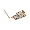 SIM Card Connector for Huawei MediaPad 10 Link 3G (S10-201u) Tablet, (with flat cable, with side buttons, memory card connector)