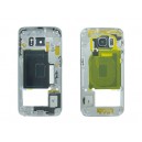 COVER CENTRALE SAMSUNG SM-G925 GALAXY S6 EDGE ORIGINALE PER VERSIONE NERO