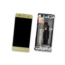 DISPLAY SONY XPERIA XA/XA DUAL CON TOUCH SCREEN + FRAME ORIGINALE COLORE LIME