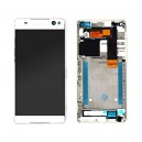 DISPLAY SONY XPERIA C5 ULTRA E5553 E5506 CON TOUCH E FRAME ORIGINALE COLORE BIANCO