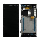 DISPLAY SONY XPERIA C5 ULTRA E5553 E5506 CON TOUCH E FRAME ORIGINALE COLORE NERO