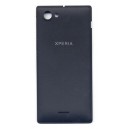 COVER BATTERIA SONY XPERIA J ST26i ORIGINALE COLORE NERO