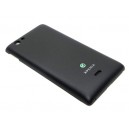 COVER BATTERY SONY XPERIA MIRO ST23i ORIGINAL BLACK