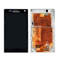 DISPLAY SONY XPERIA S LT26i CON TOUCH SCREEN + FRAME COLORE NERO