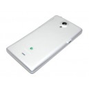 COVER BATTERIA SONY XPERIA T LT30p ORIGINALE COLORE SILVER