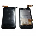 DISPLAY SONY XPERIA TIPO ST21i CON TOUCH SCREEN + FRAME ORIGINALE COLORE NERO