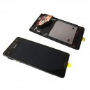 DISPLAY SONY XPERIA V LT25I CON TOUCH SCREEN + FRAME COLORE NERO