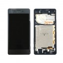 DISPLAY SONY XPERIA X PERFORMANCE F8131 CON TOUCH SCREEN E FRAME ORIGINALE COLORE NERO