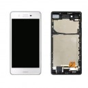 DISPLAY SONY XPERIA X PERFORMANCE F8131 CON TOUCH SCREEN E FRAME ORIGINALE COLORE BIANCO