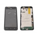 DISPLAY HUAWEI ASCEND Y3 II CON TOUCH SCREEN + FRAME ORIGINALE COLORE NERO