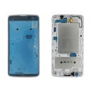 COVER CENTRALE LG K7 X210 ORIGINALE COLORE SILVER