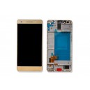 DISPLAY HUAWEI HONOR 7 CON TOUCH SCREEN + FRAME COLORE ORO