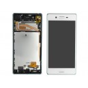 DISPLAY SONY XPERIA X F5121 CON TOUCH SCREEN + FRAME ORIGINALE COLORE BIANCO