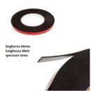 BIADESIVO CON SPESSORE DA 1mm LARGHEZZA 10mm LUNGHEZZA 10MT