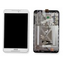 DISPLAY ASUS FONEPAD 8 FE380CG CON TOUCH SCREEN + FRAME COLORE BIANCO