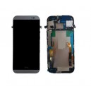 DISPLAY HTC ONE M8 CON TOUCH SCREEN E FRAME COLORE GRIGIO